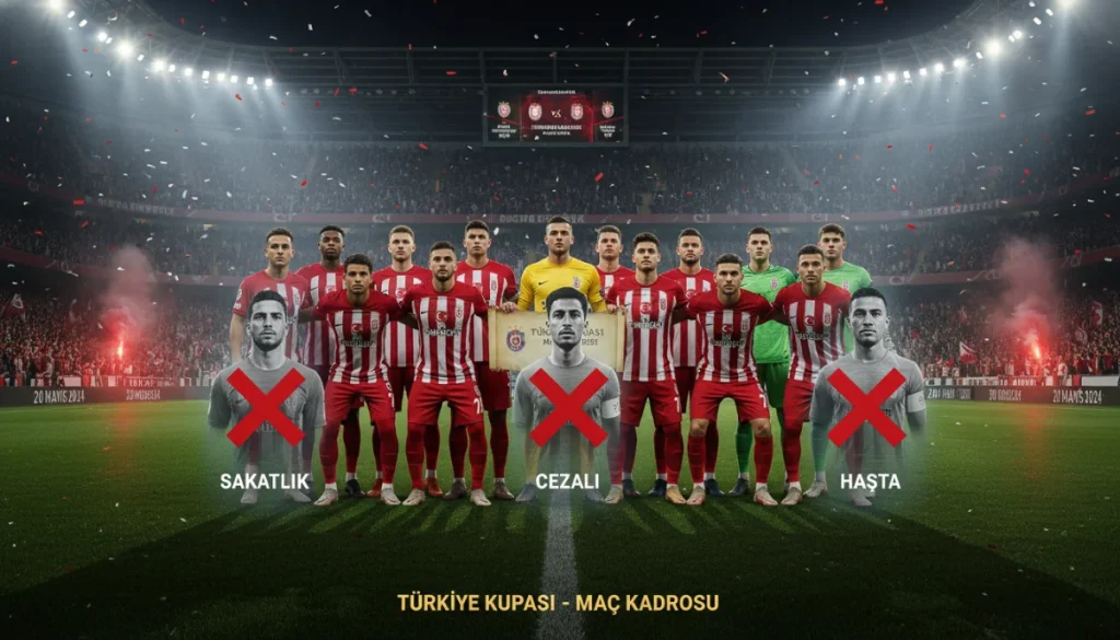 Kritik Kupa Randevusu Öncesi Üç İsim Kafilede Yer Almadı