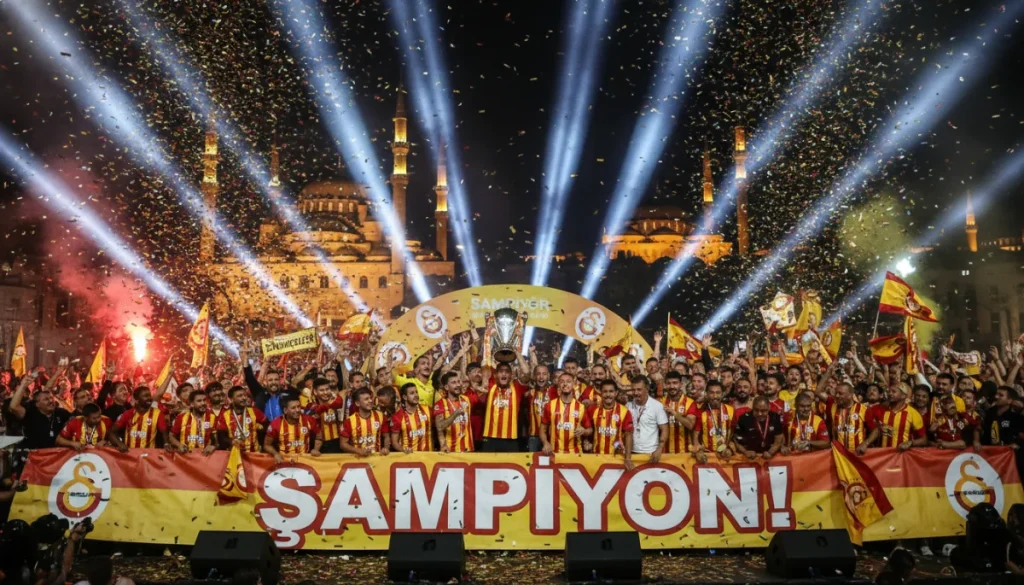 Şampiyonluk Coşkusu Tesislerde Sürüyor
