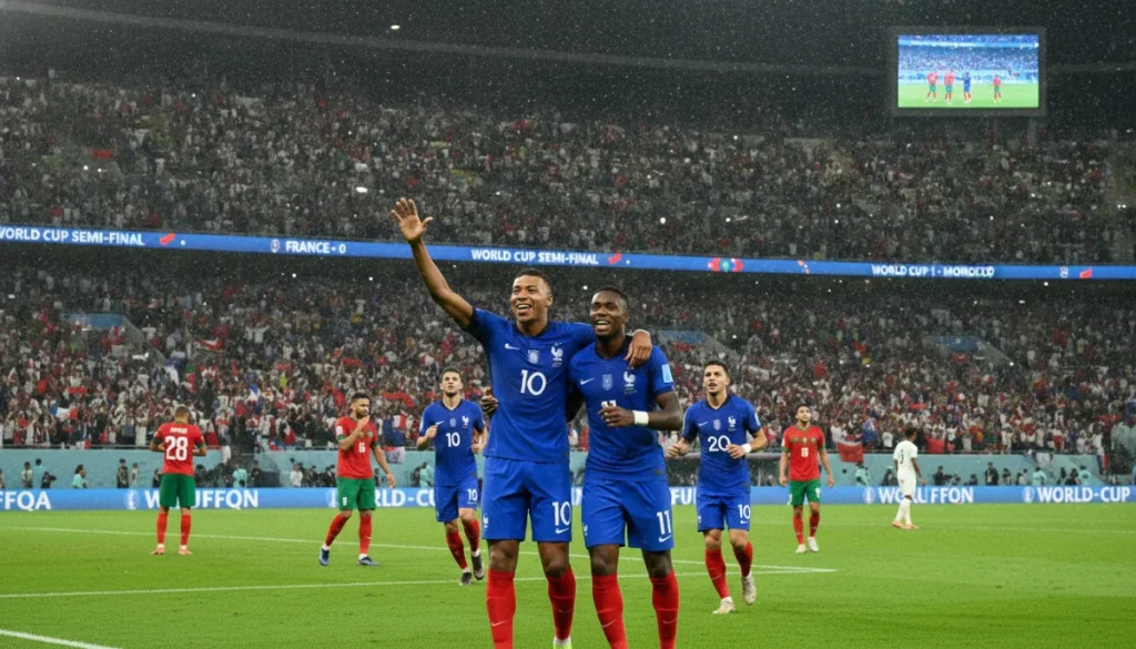 Fransa’nı Fas’ı 2-0 Yenip Yarı Finale Ulaştı